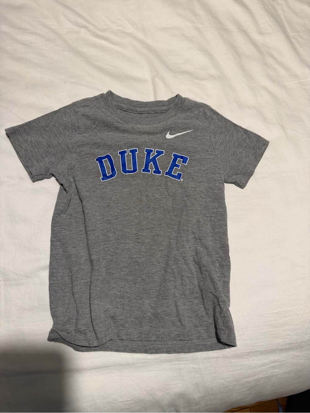 Nike Grey Tee with Blue DUKE Logo